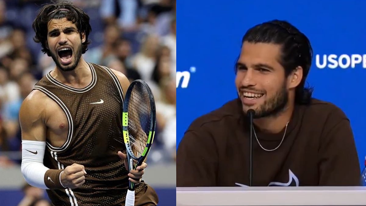 Carlos Alcaraz Reacts to US Open Wardrobe Malfunction