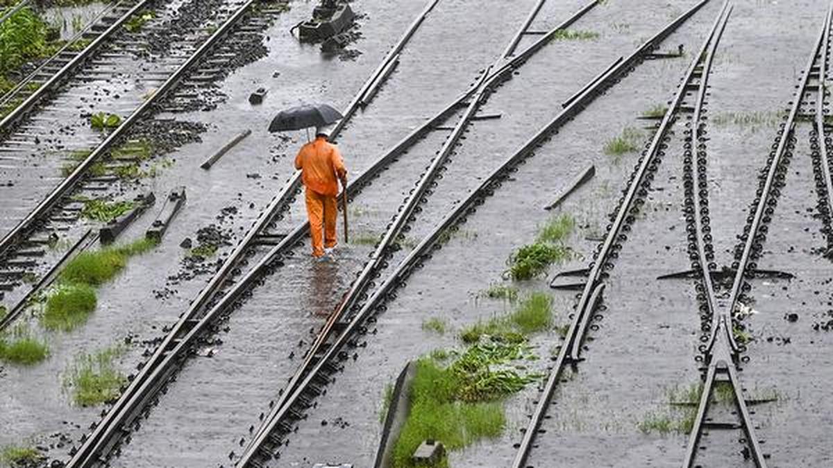 Mumbai Rain Disrupts Train Services