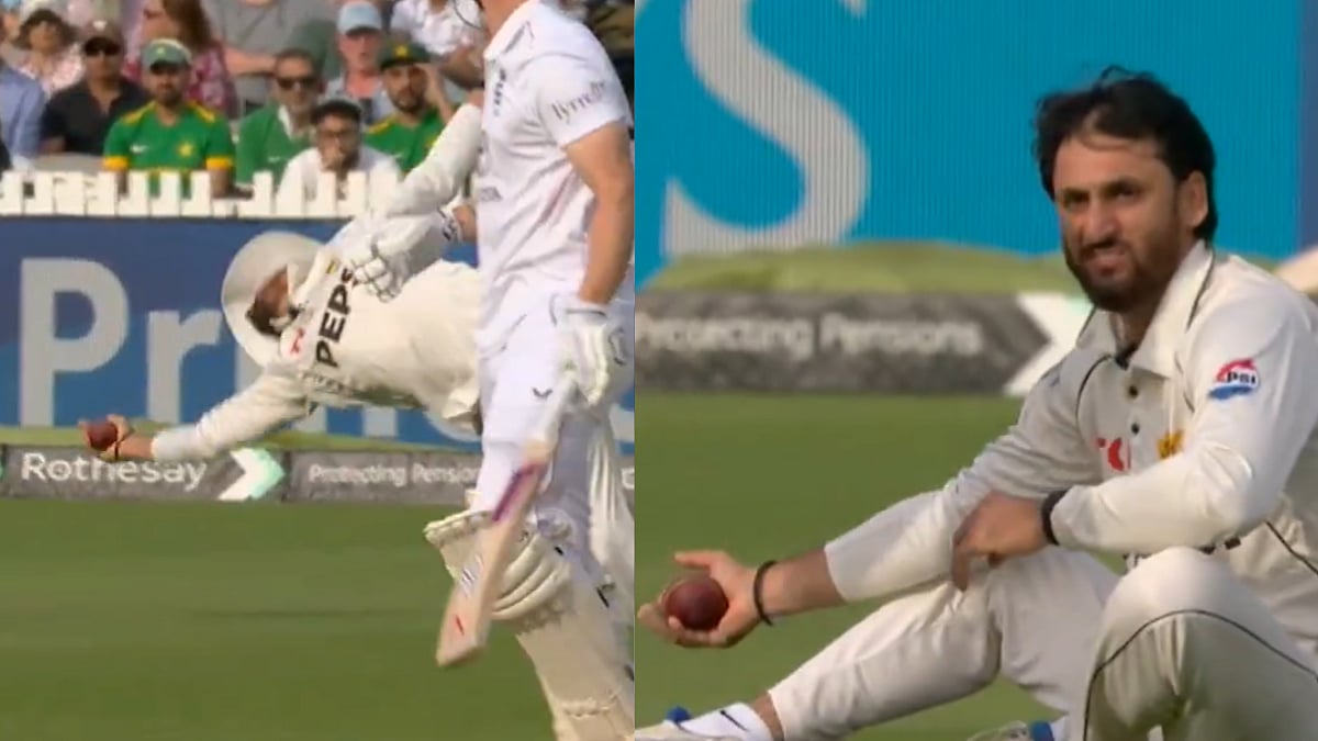 Salman Agha's Stunning Catch Stuns Netizens