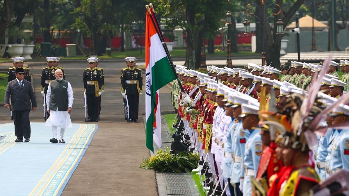 PM Modi Receives Rare Welcome In Jakarta