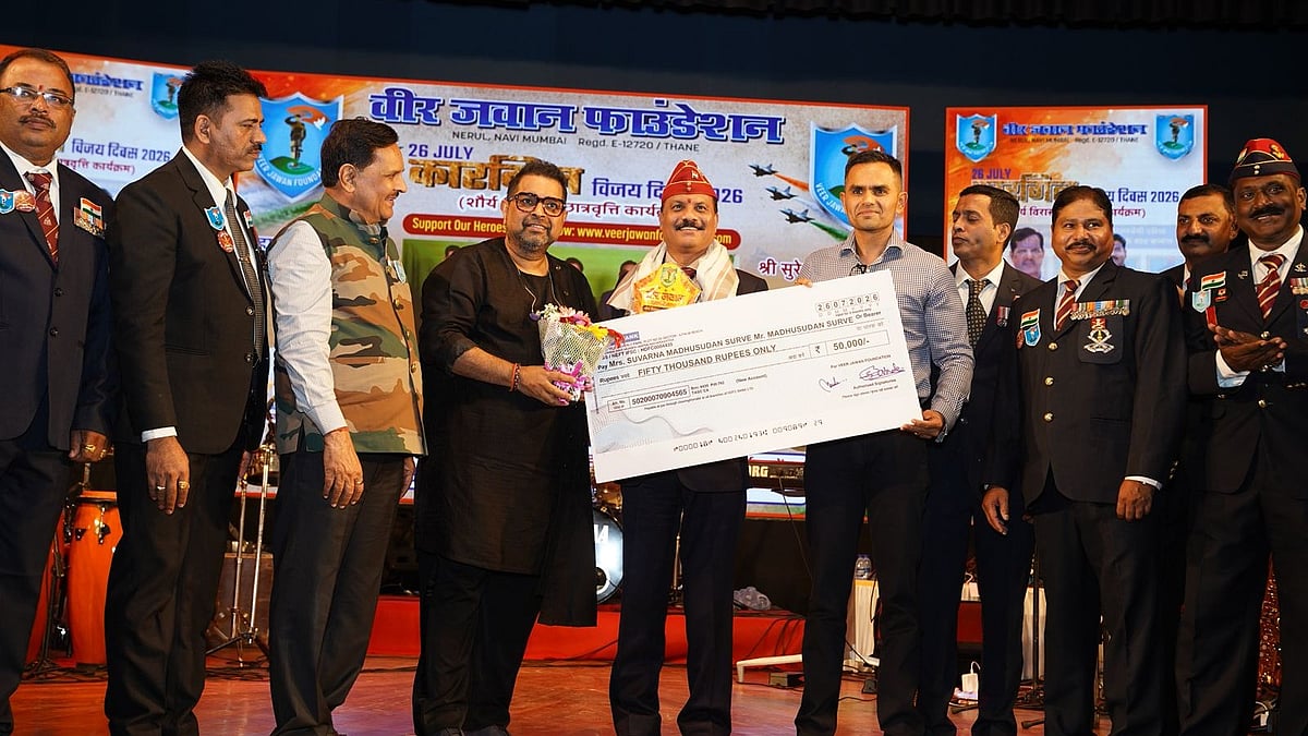 14 War Widows Honoured With ₹50,000 Aid At Vashi Programme