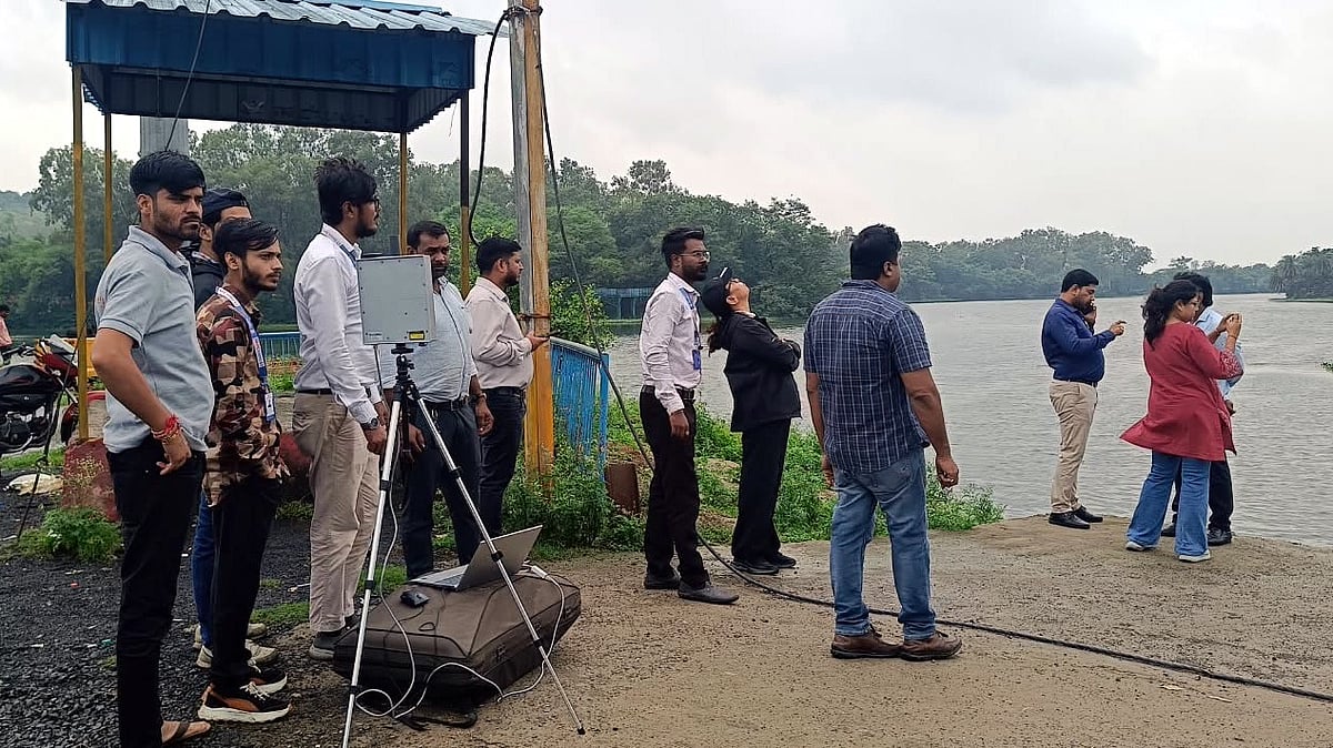 Drones Map Bhoj Wetland Boundaries In Bhopal