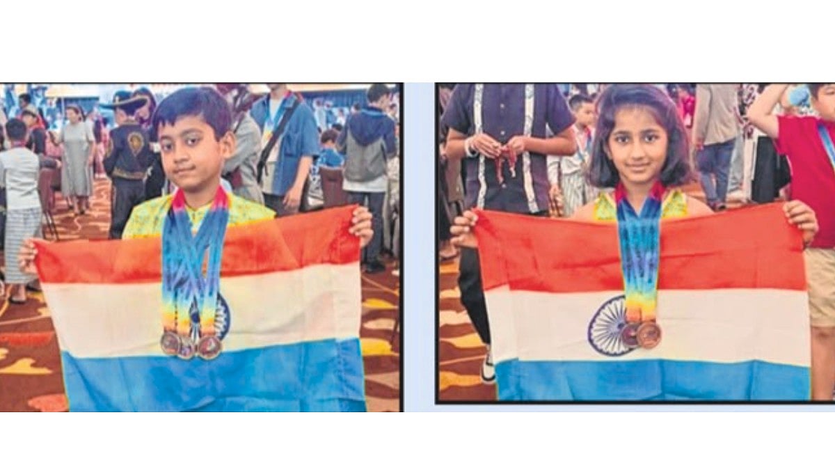 Mumbai Siblings Win Medals At Global Math Olympiad