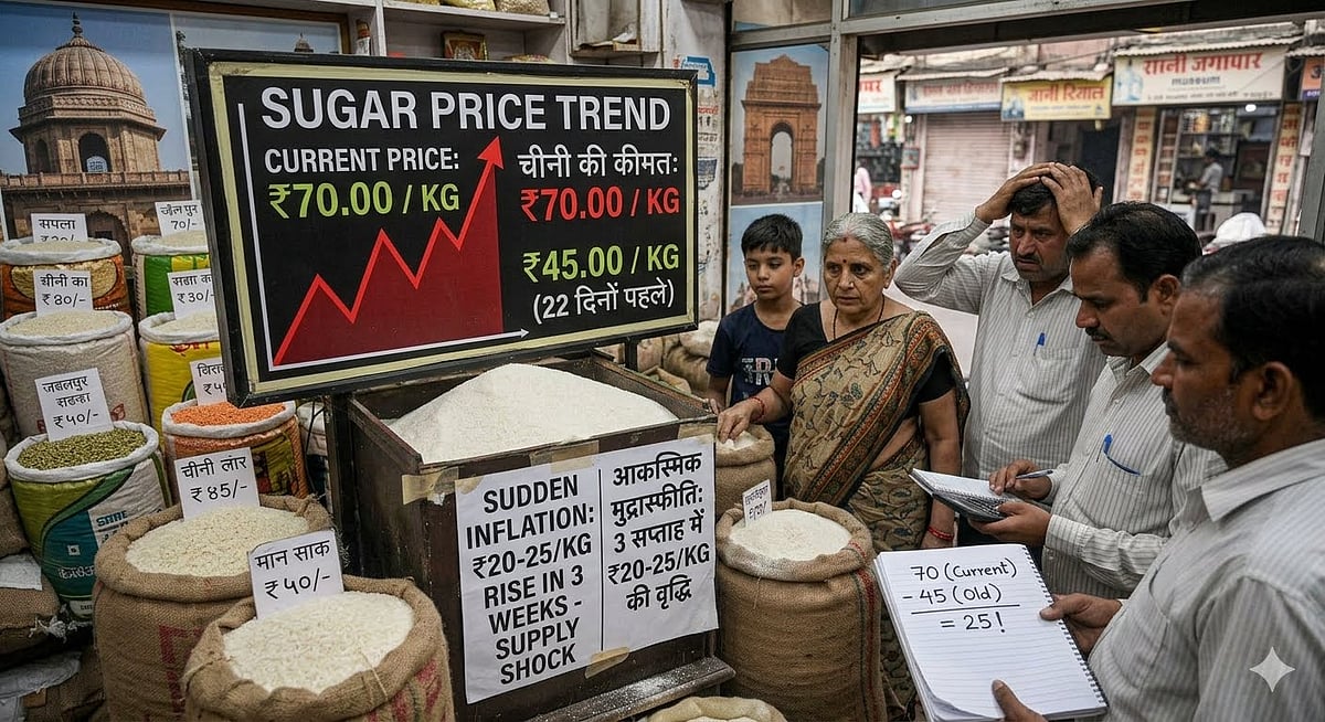 Sugar Prices Hit ₹70/Kg In Jabalpur
