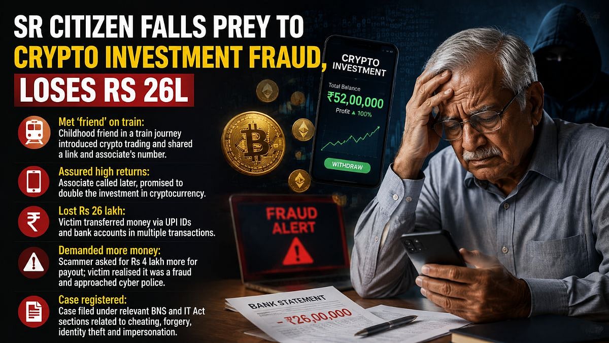Nagpur Businessman Loses ₹26 Lakh In Mumbai Crypto Scam