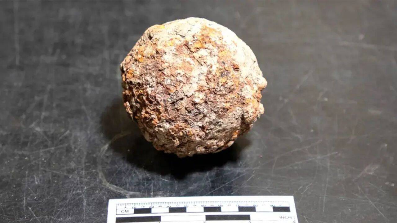 Cannonball from 1836 Battle of Alamo Found