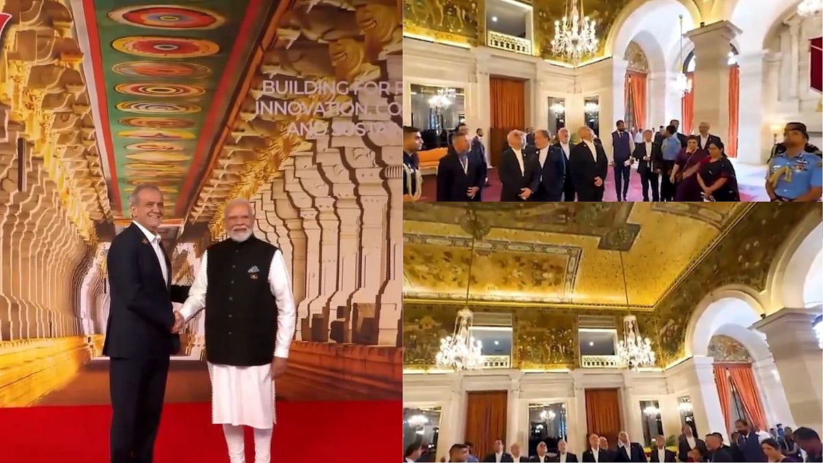 Iranian President Explores Heritage At Rashtrapati Bhavan