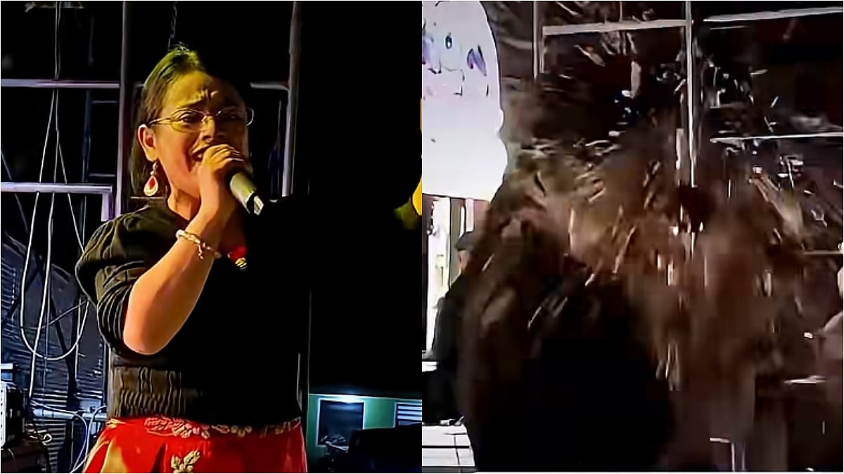 Soraya Nieto Attacked On Stage In Peru
