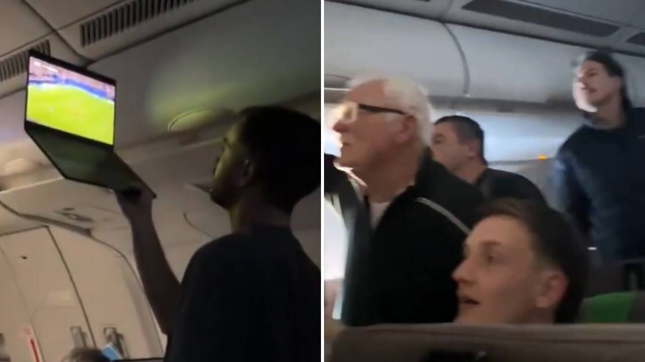 Flight Watches Messi Match Together