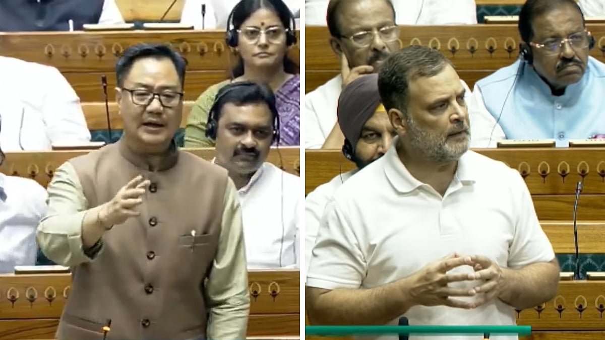 Rahul Gandhi, Kiran Rijiju Clash In Lok Sabha Over Protest Firing