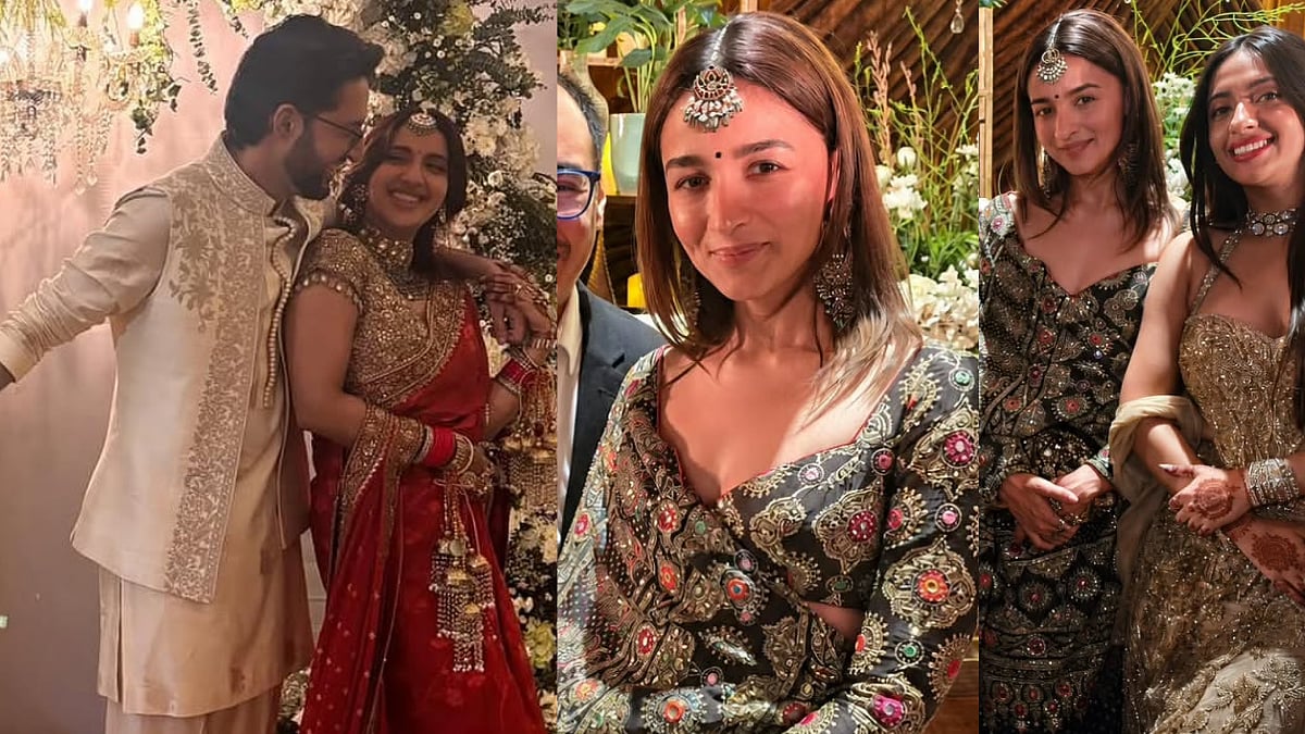 Alia Bhatt Stuns At Akansha's Wedding Reception