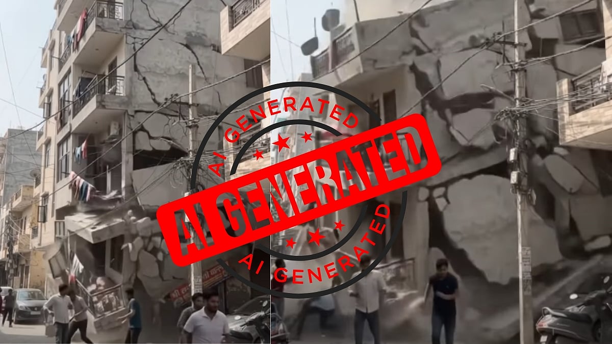 Delhi Building Collapse Kills 6, AI-Generated Video Goes Viral