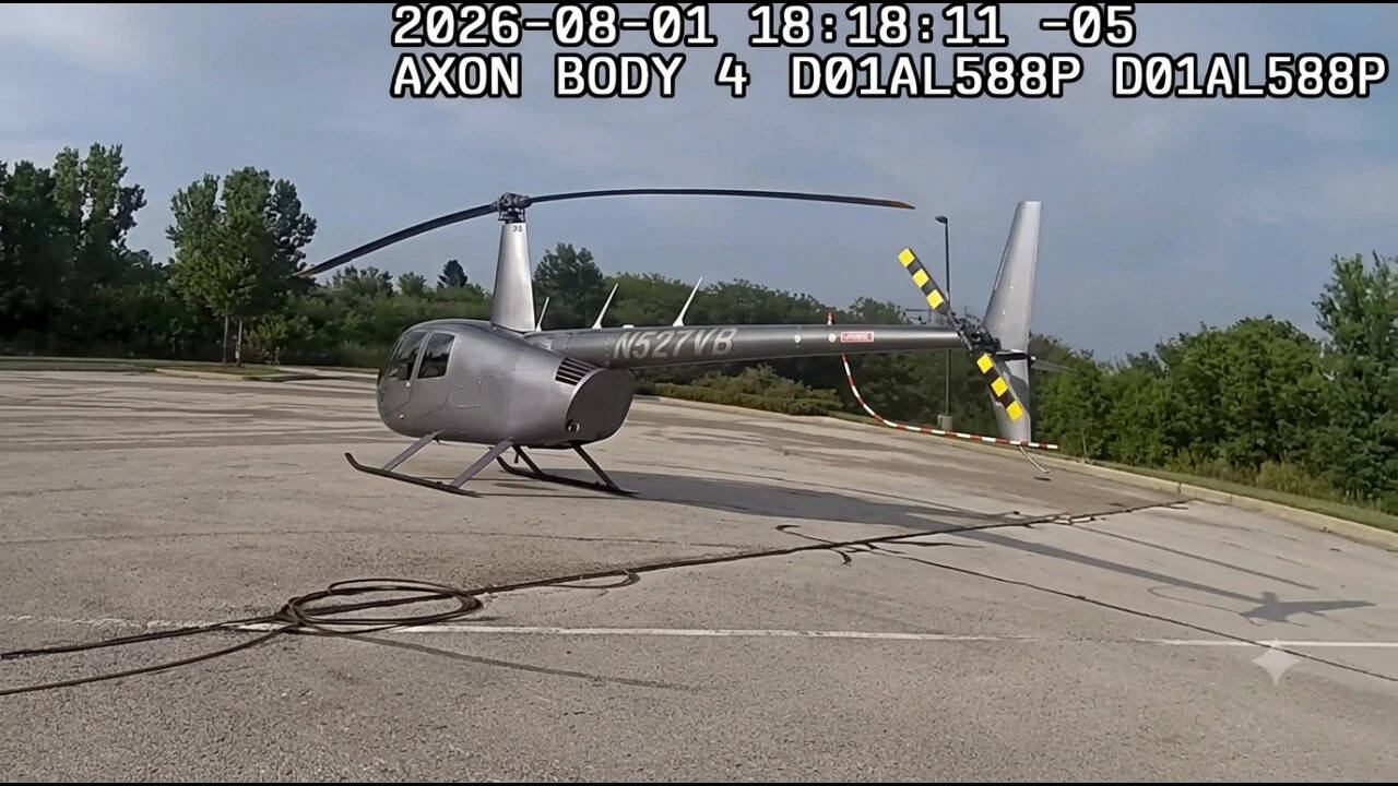 Wisconsin Pilot Lands Helicopter at Cabela's