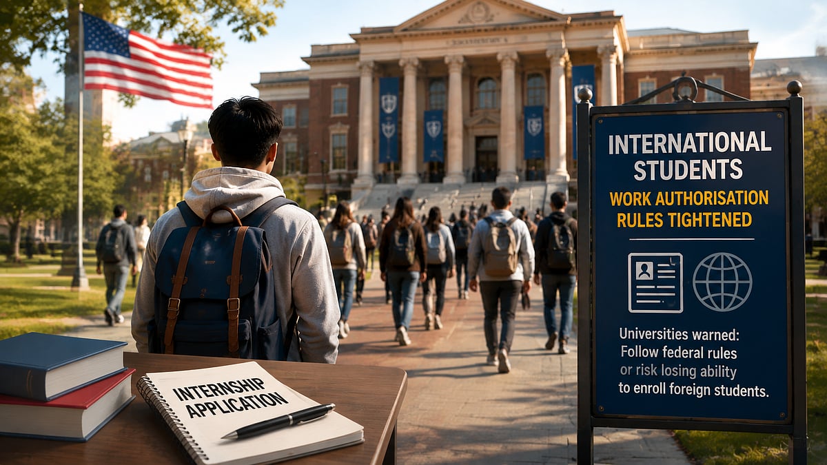 Trump Admin Seeks To Restrict Internships For International Students