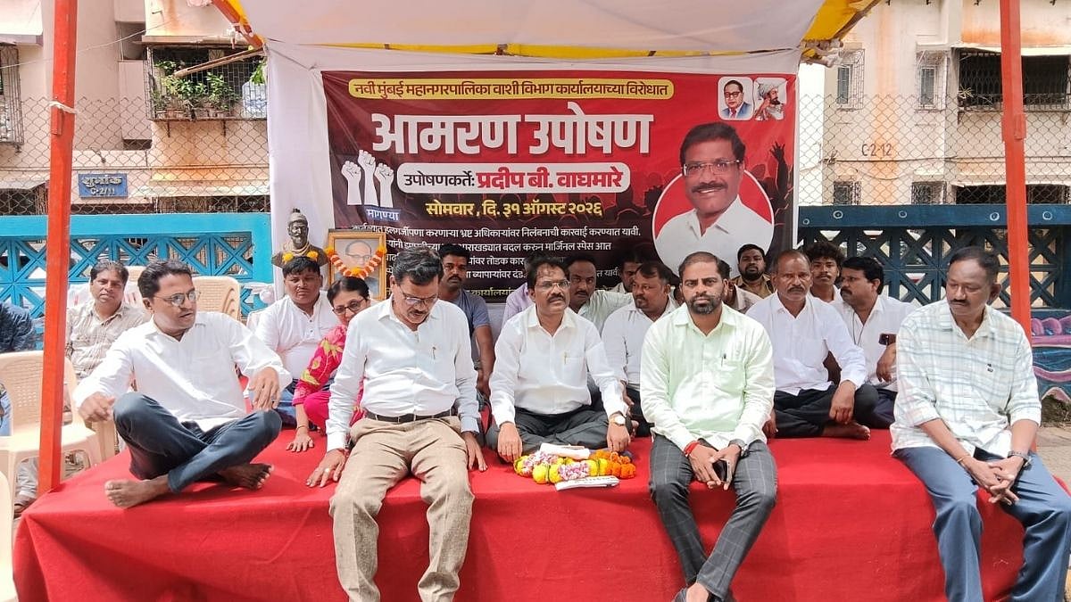 Navi Mumbai Labour Leader Begins Hunger Strike Over Vashi Encroachments