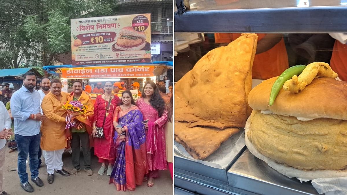 Mira-Bhayandar Celebrates World Vada Pav Day With 4-kg Vada Pav
