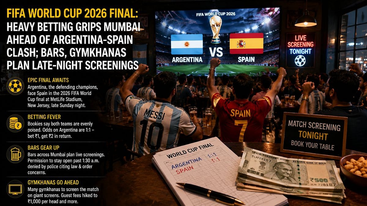 Argentina-Spain World Cup Final Sparks Betting Frenzy in Mumbai