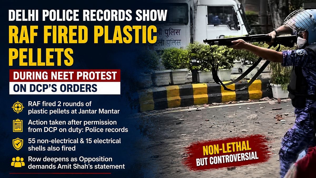 Delhi Police Used Plastic Pellets On DCP's Orders During NEET Protest