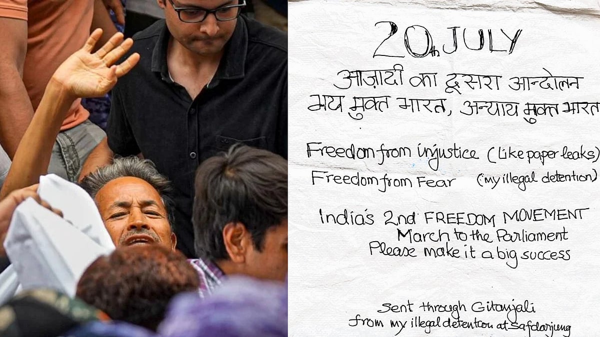 Sonam Wangchuk Calls Hospitalisation 'Illegal Detention'