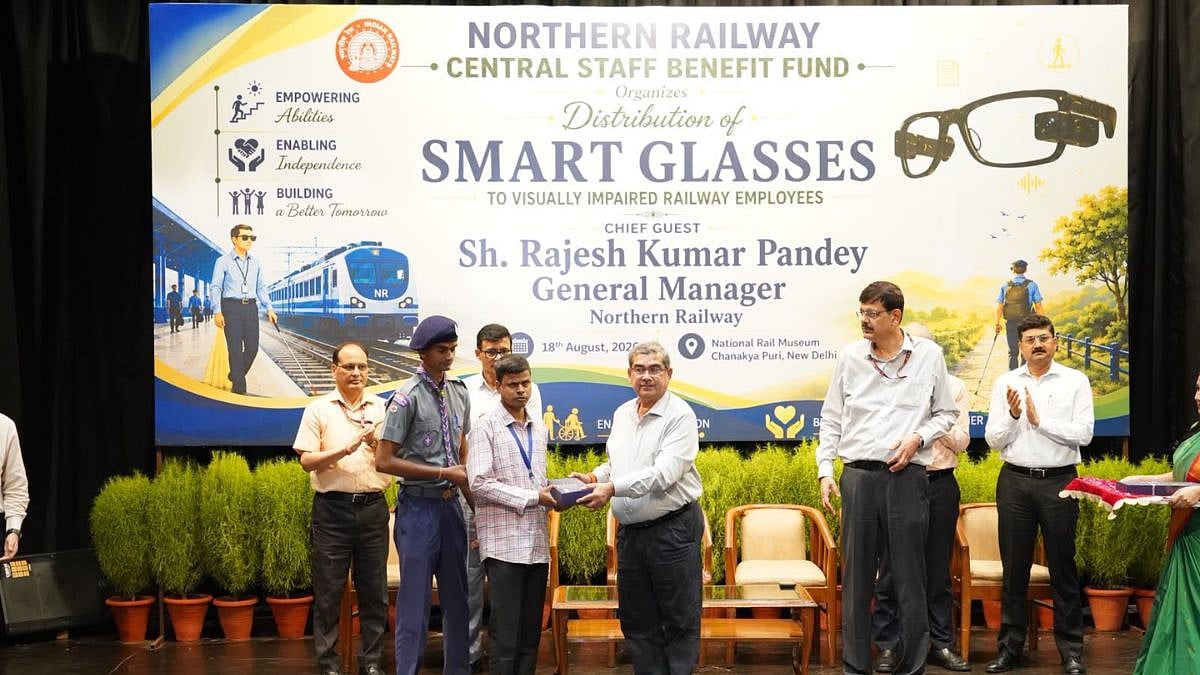 Northern Railway Gives 123 Visually Impaired Staff AI Smart Glasses
