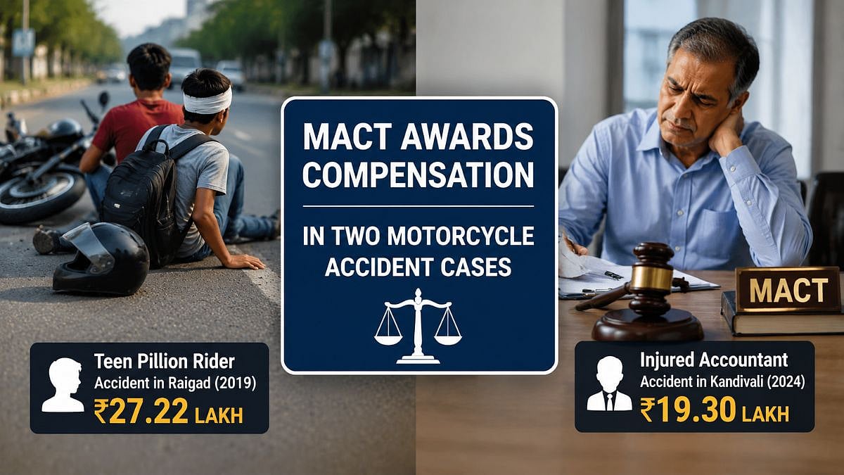 MACT Awards ₹27.22 Lakh, ₹19.30 Lakh In 2 Mumbai Motorcycle Cases
