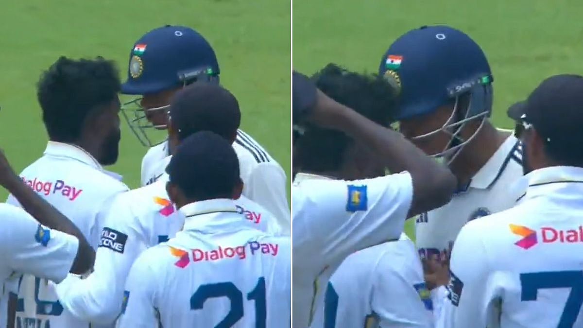 Jaiswal, Fernando Clash in Heated IND vs SL 2nd Test Exchange