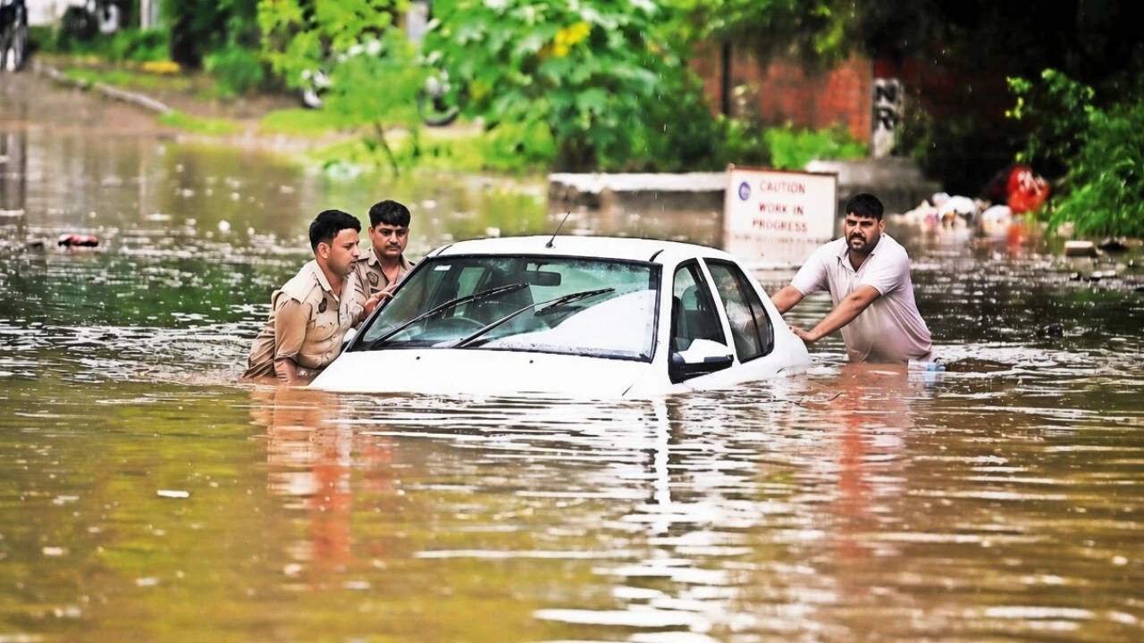Chandigarh Sinks in Rain Due to Inadequate Drainage