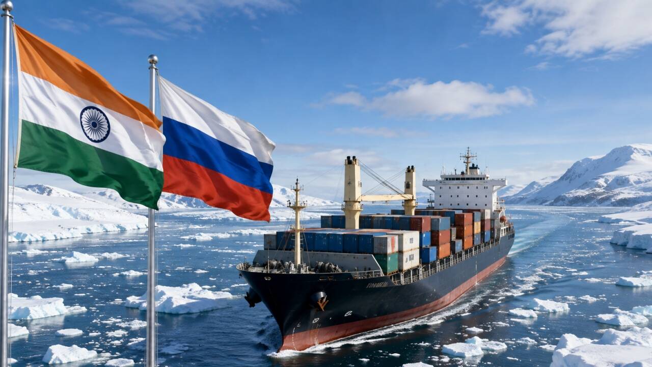 India Sends Cargo Ship to Russia via Arctic Route