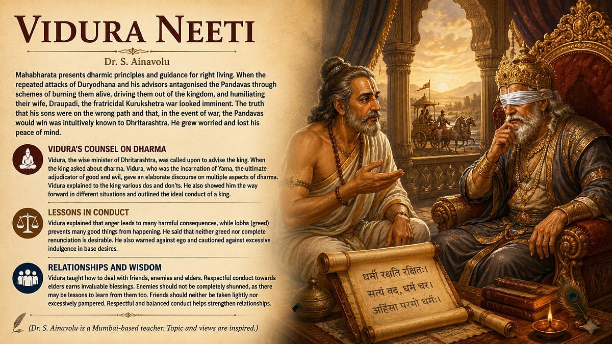 Vidura's Timeless Lessons On Dharma And Leadership