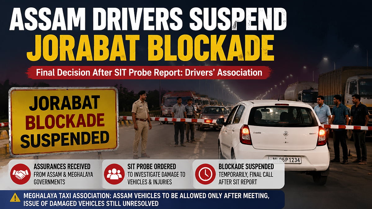Assam Drivers Suspend Jorabat Blockade