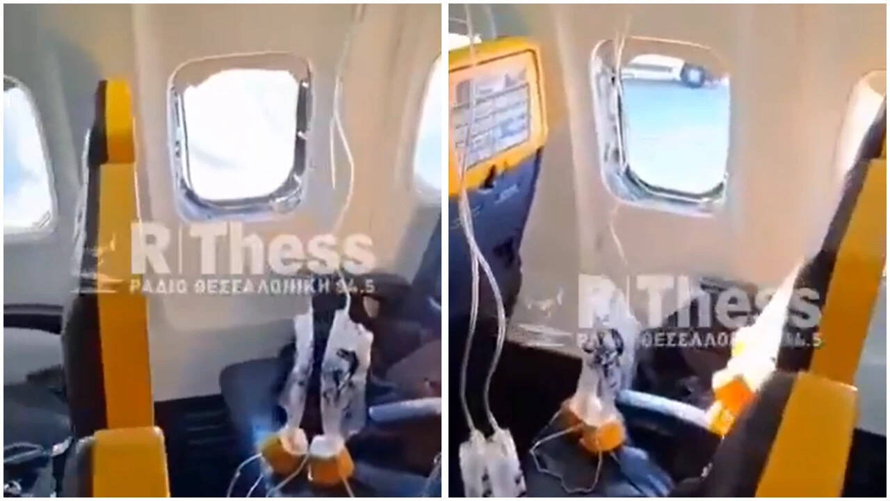 Ryanair Plane Window Breaks Mid-Flight