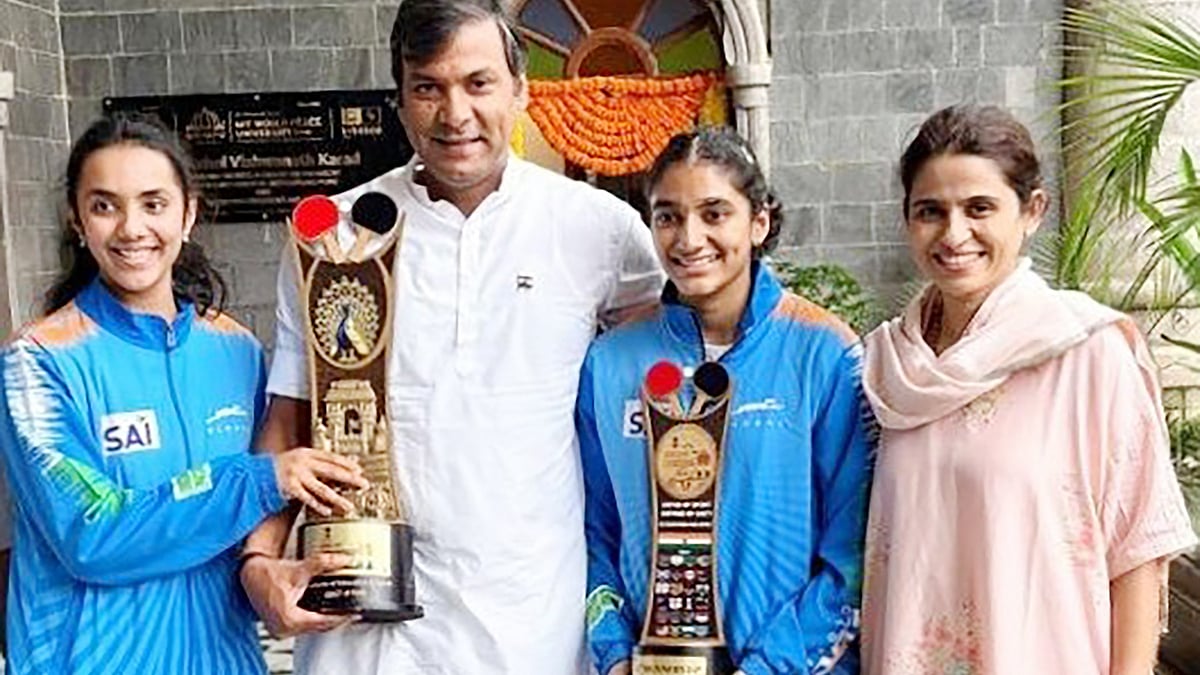 MIT-WPU Students Win Gold, Bronze At Commonwealth Table Tennis Championship