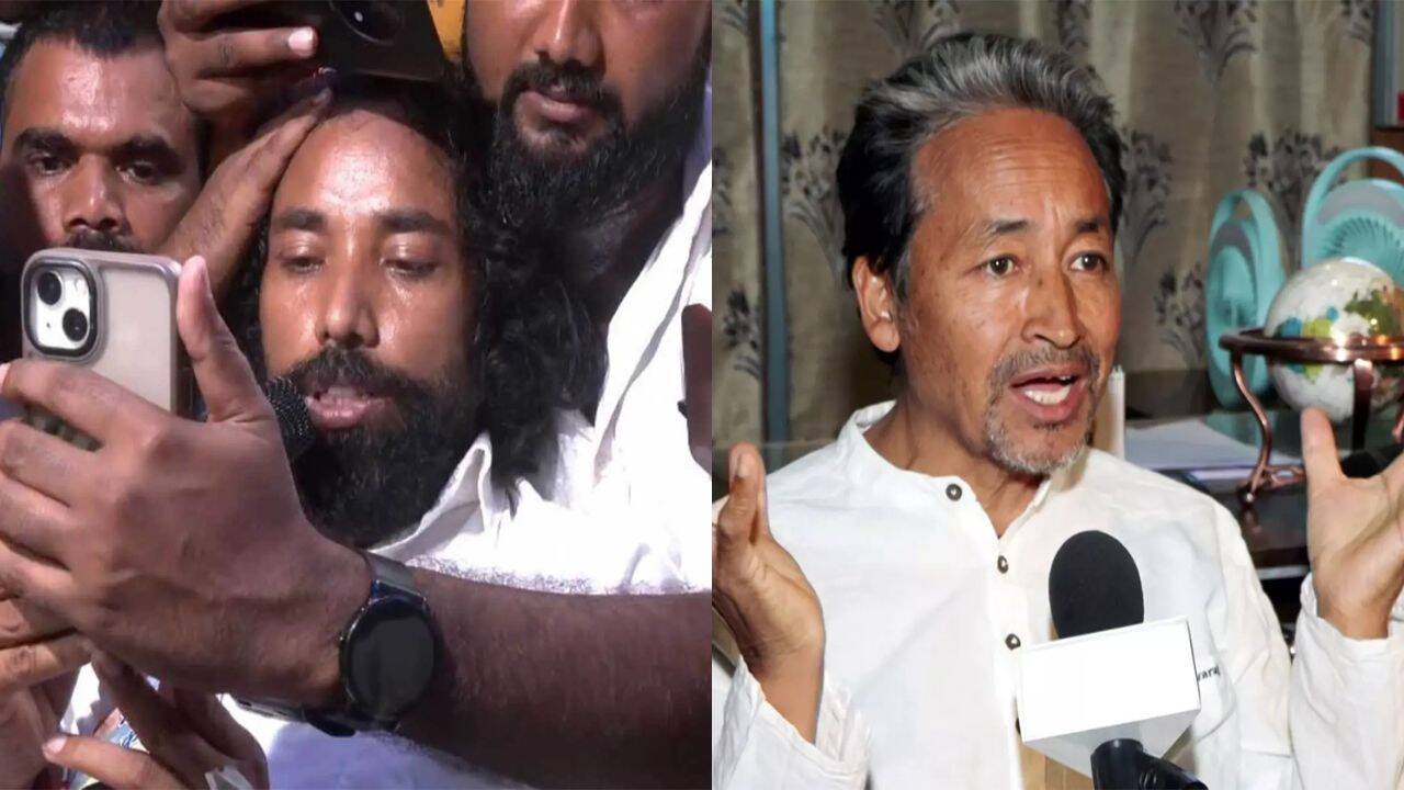Jharkhand Student Leader Drinks Water After Appeal
