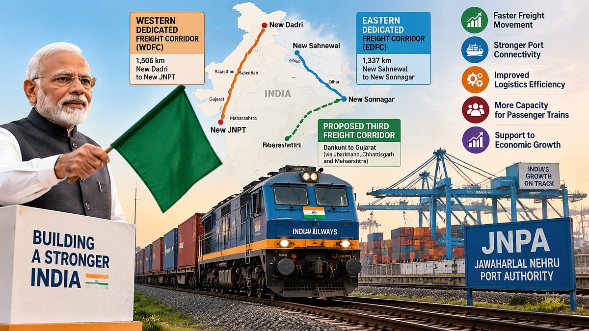 PM Modi Dedicates Western Freight Corridor Sections
