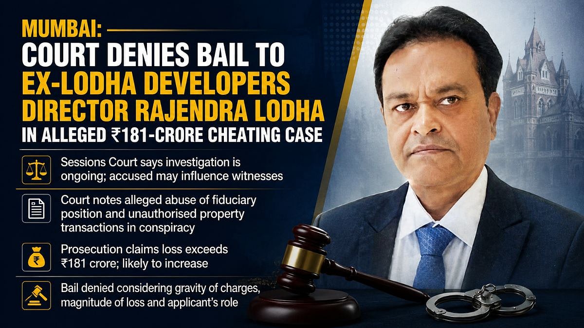 Mumbai Court Denies Bail To Ex-Lodha Director