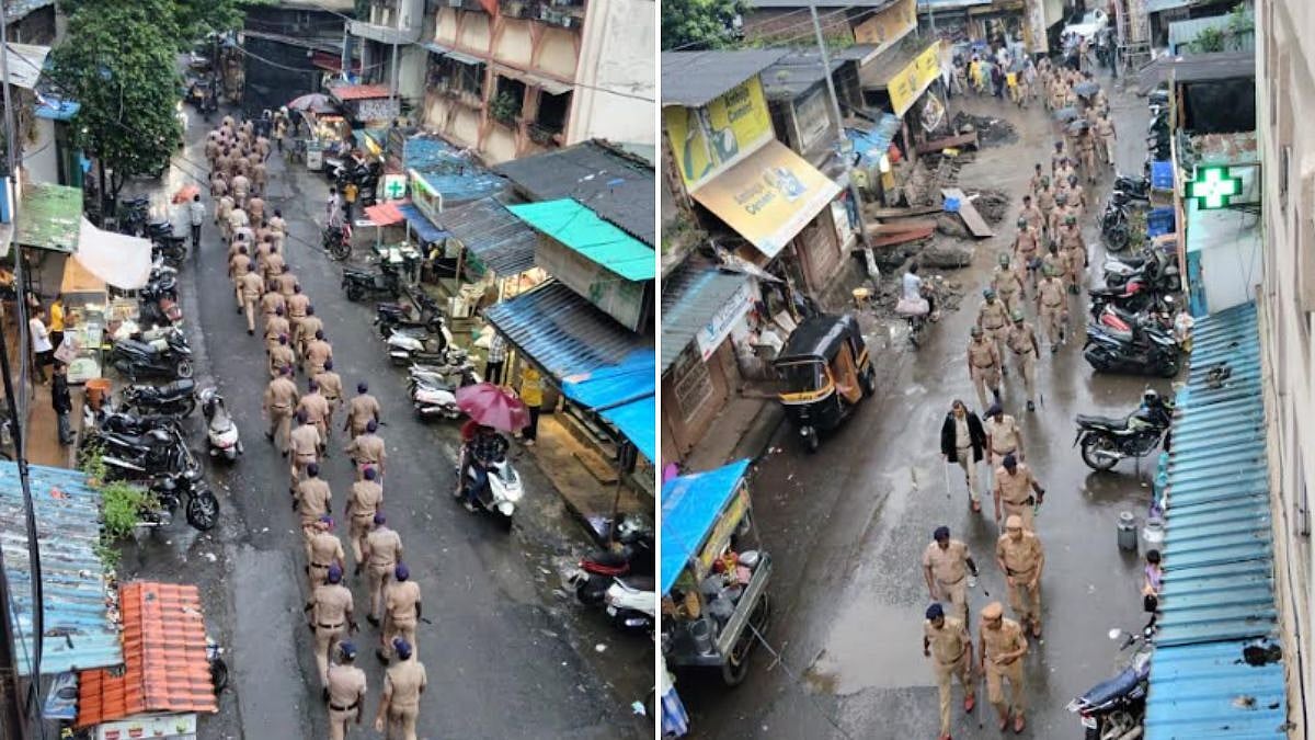 Kalyan Police Boost Security Ahead Of Ganeshotsav