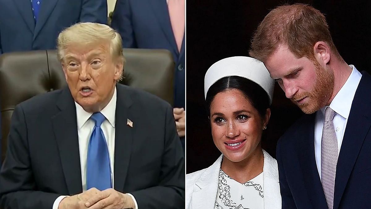 Trump Criticizes Harry and Meghan's Royal Family Treatment