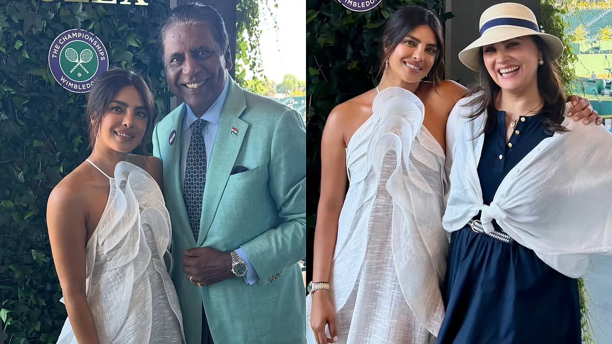 Priyanka Chopra Attends Wimbledon Finals With In-Laws