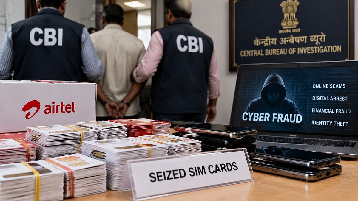 CBI Arrests Airtel Distributor Over Illegal SIM Sales