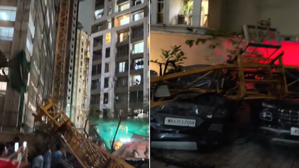 Crane Collapses in Mira Road, Kills 20-Year-Old