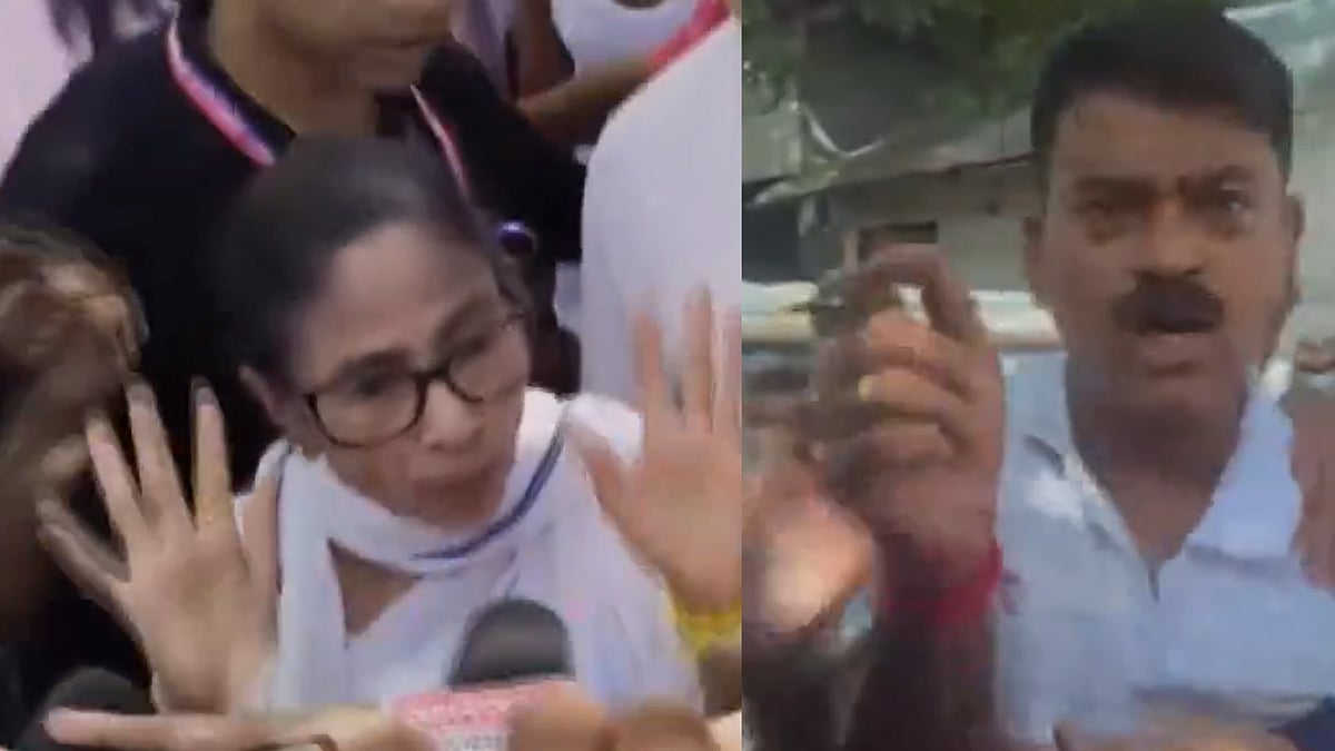 Mamata Banerjee's Car Attacked in Kolkata
