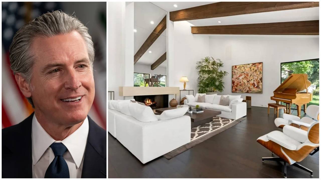 Gavin Newsom Lists Estate for $7.5m