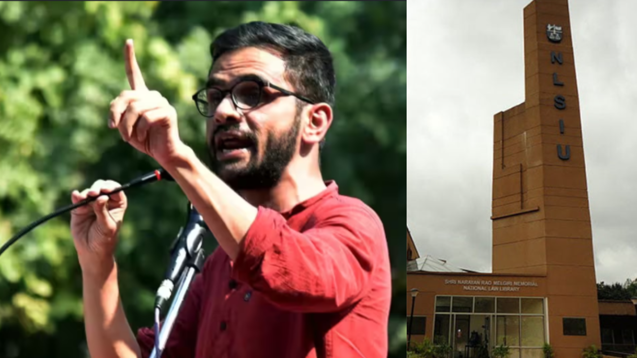 ABVP Protests Umar Khalid Documentary at NLSIU