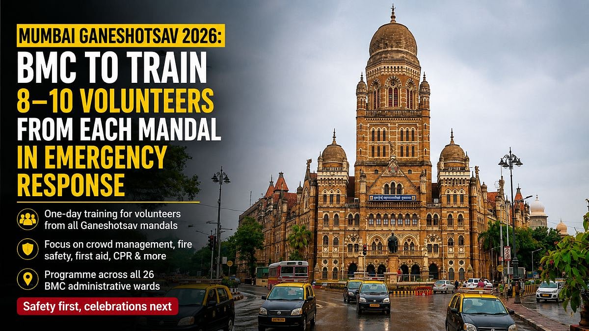BMC Trains 8-10 Volunteers From Each Ganesh Mandal