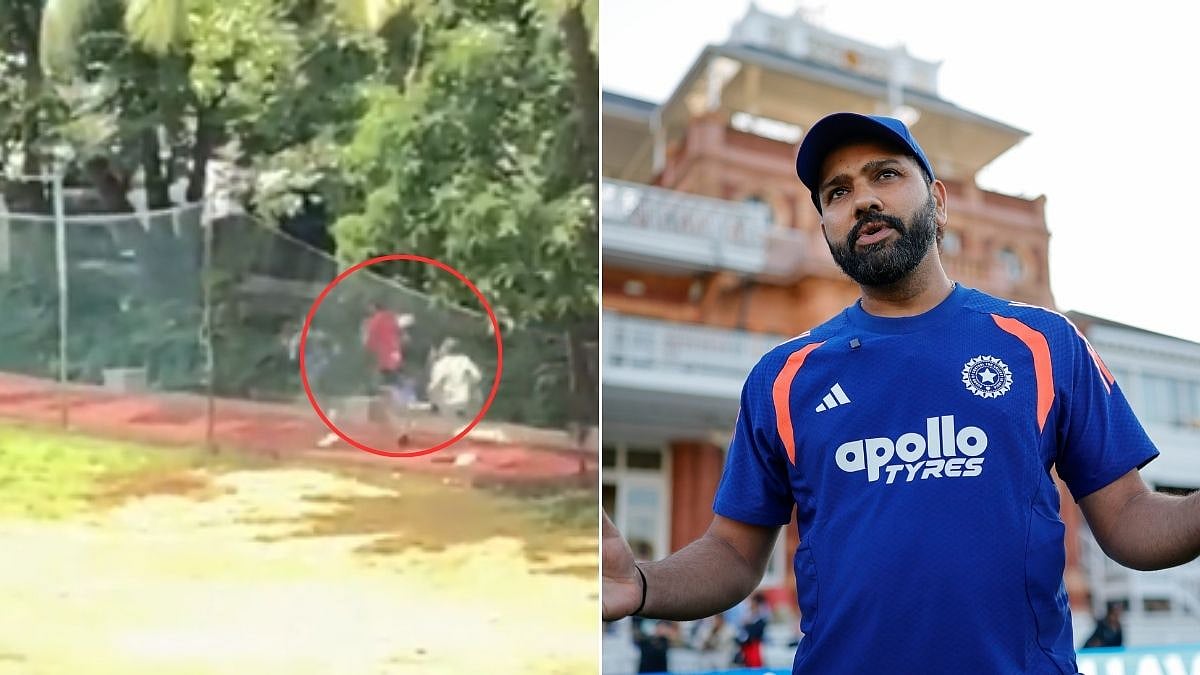 Rohit Sharma Trains At BKC Ground Ahead Of WI ODI Series