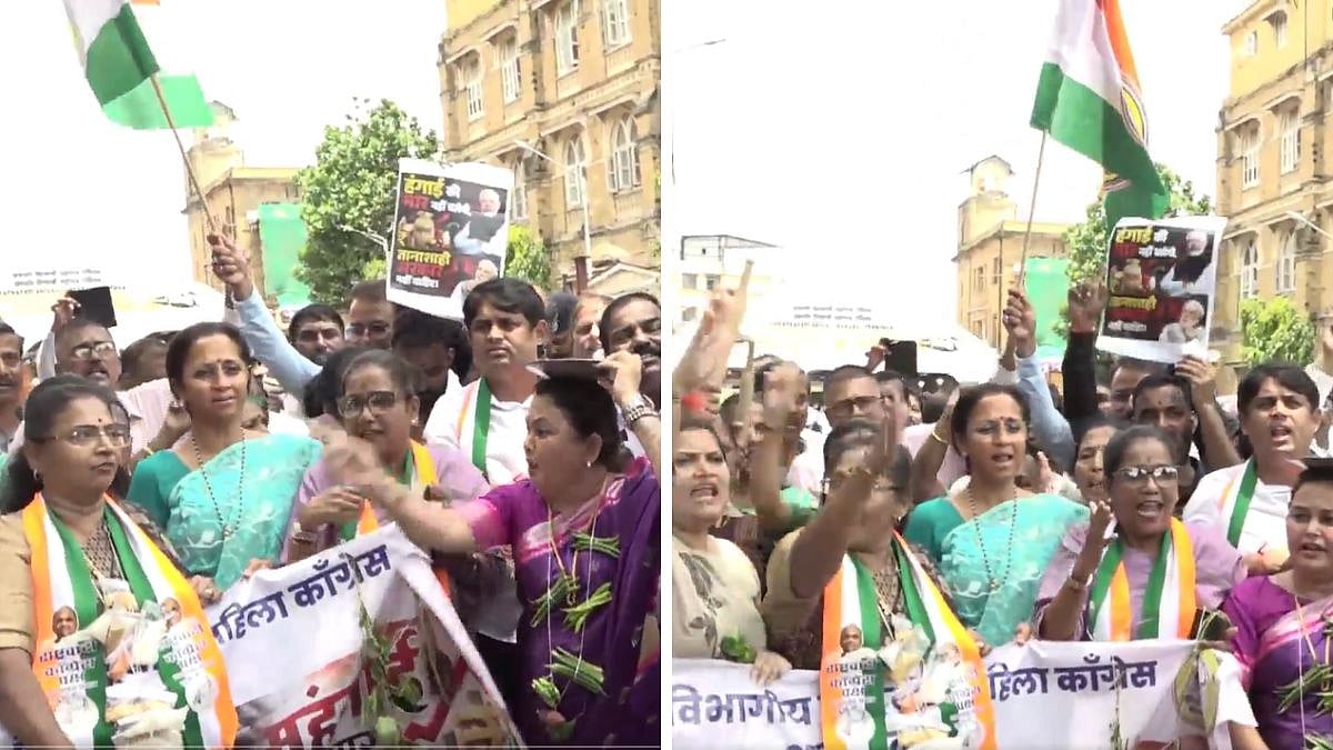 Supriya Sule Leads Mumbai Protest Against Inflation