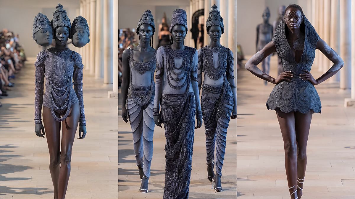 Rahul Mishra Honours Ancient Indian Temple At Paris Haute Couture Week