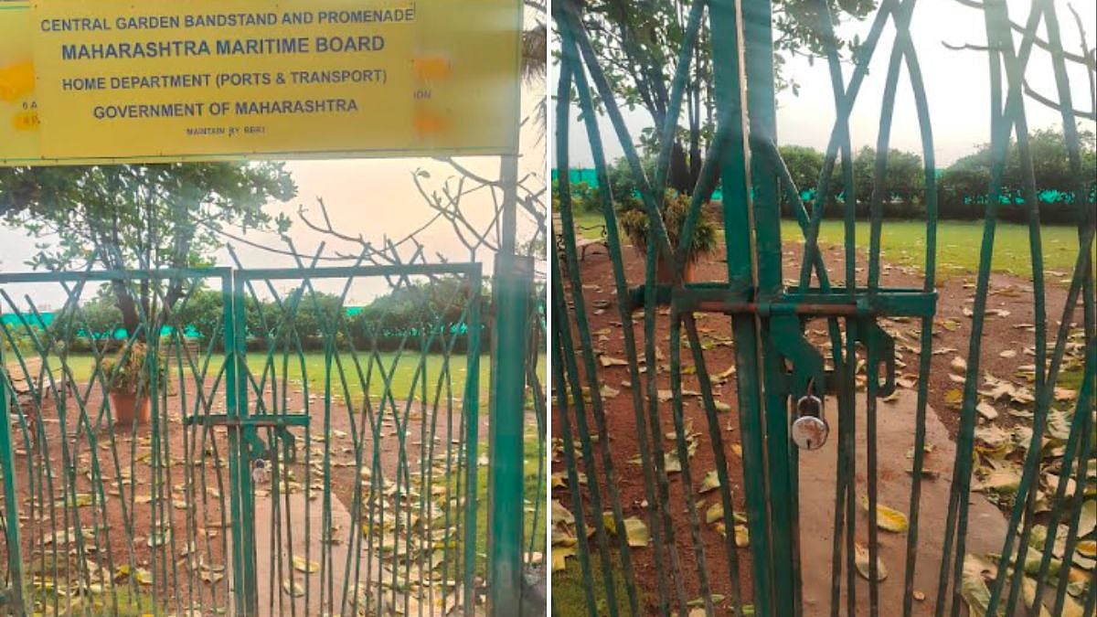 Bandra Bandstand Garden Shut, MMB Inspects