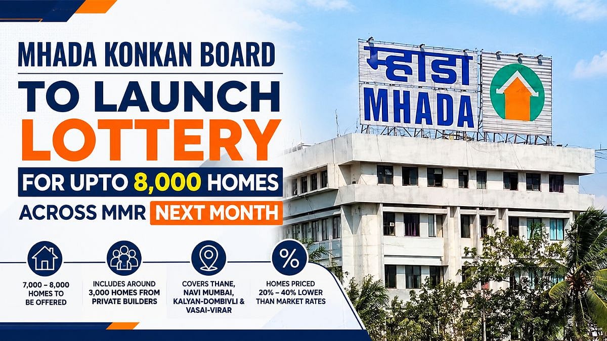 MHADA Konkan Board To Launch 8,000 Home Lottery