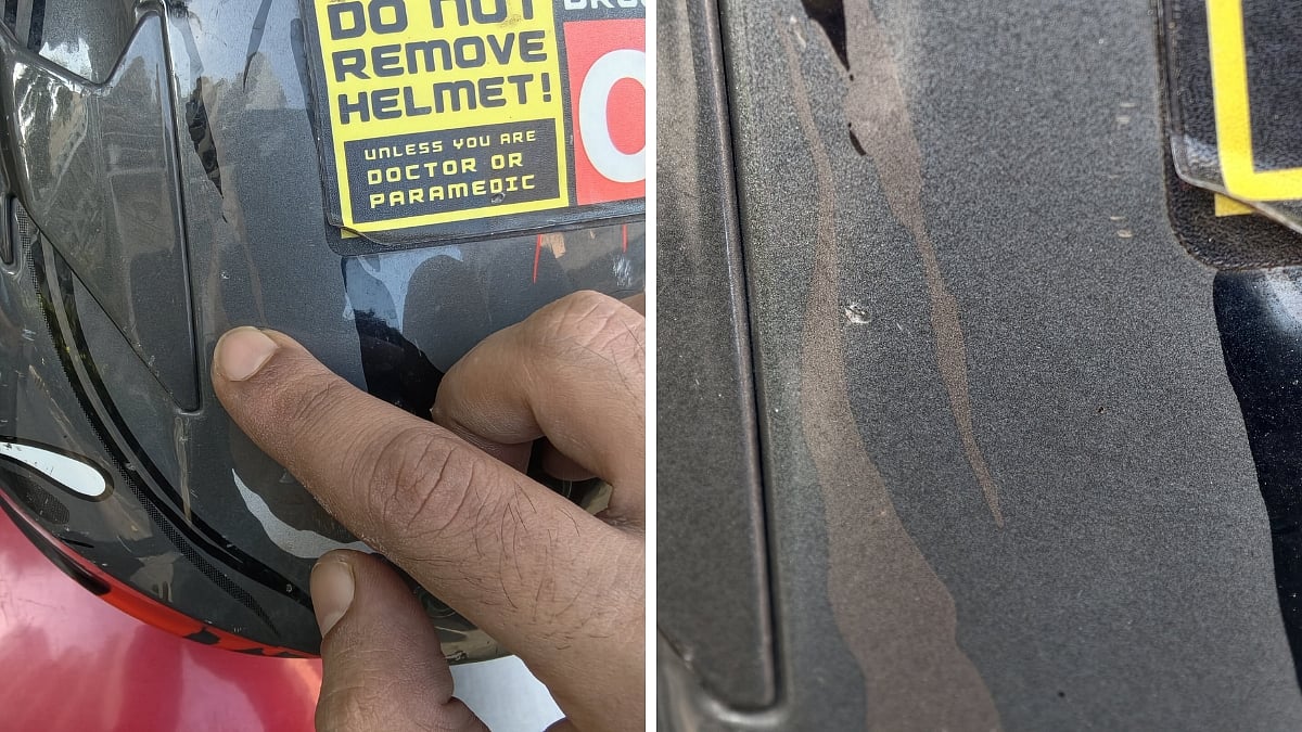 Mumbai Biker Survives Metal Debris Hit Near Malad